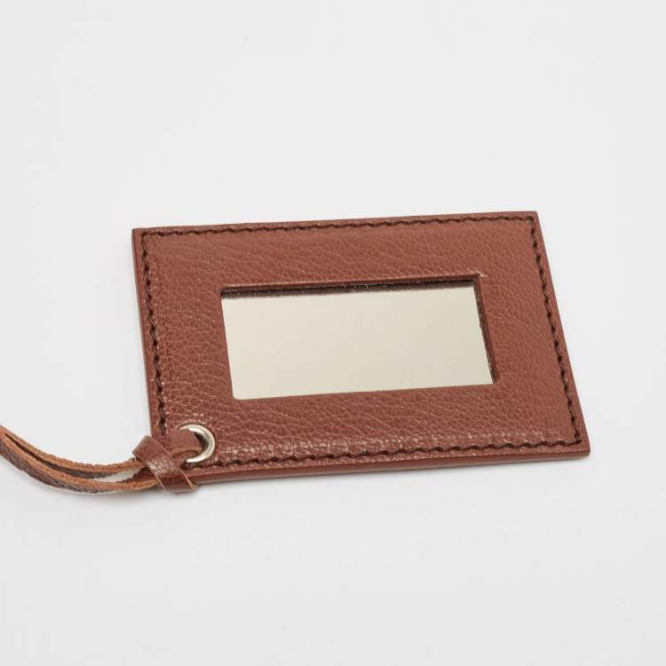 Pre Owned Balenciaga Brown Leather RH Classic Envelope Clutch