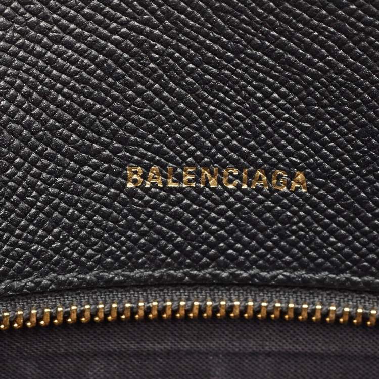 Pre Owned Balenciaga Blue Leather Small Ville Bag