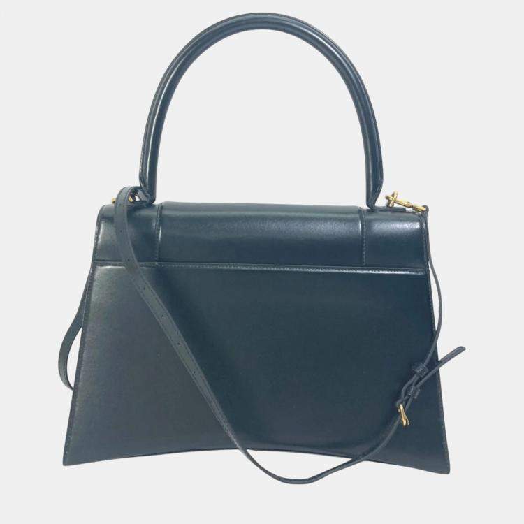 Pre Owned Balenciaga Black White Crossbody Bag