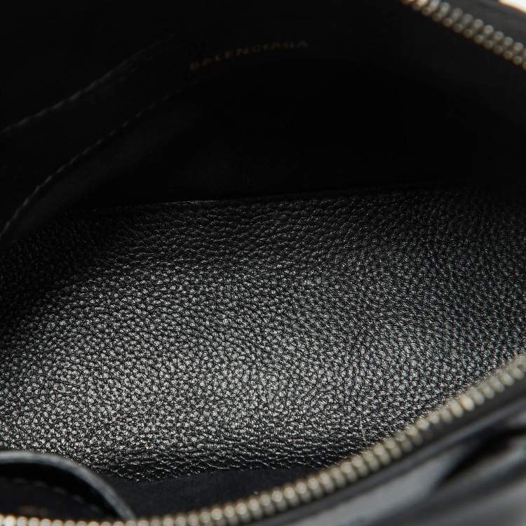 Pre Owned Balenciaga Black Leather XXS Ville Satchel