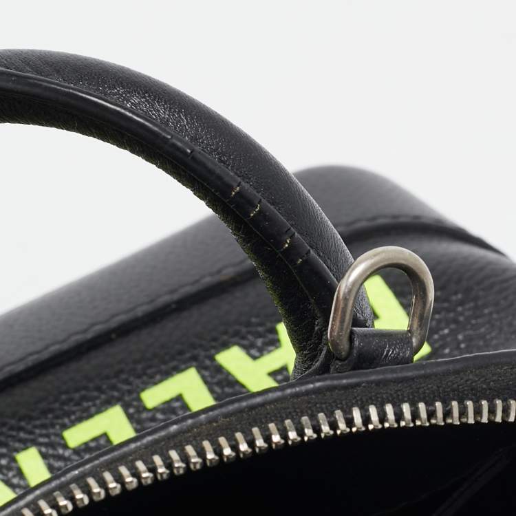 Pre Owned Balenciaga Black Leather XXS Ville Satchel