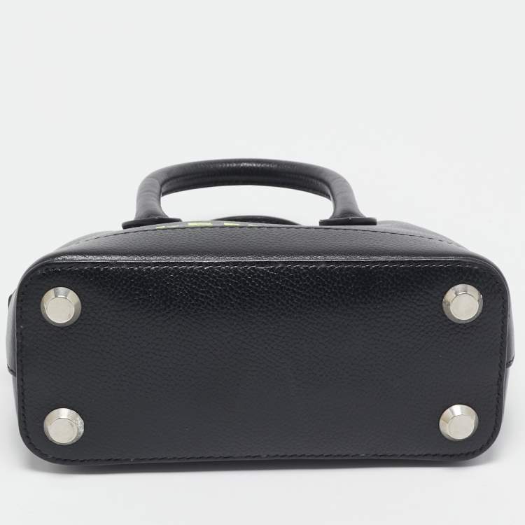 Pre Owned Balenciaga Black Leather XXS Ville Satchel