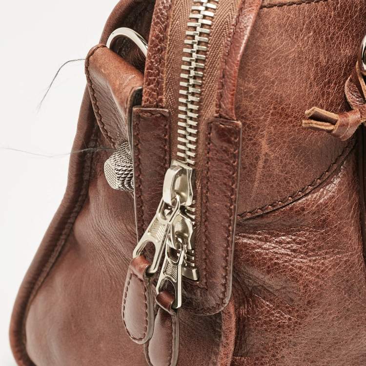 Pre Owned Balenciaga Brown Leather SGH Classic City Tote