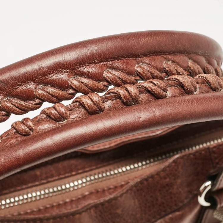 Pre Owned Balenciaga Brown Leather SGH Classic City Tote