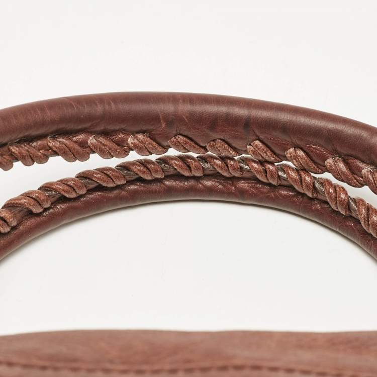 Pre Owned Balenciaga Brown Leather SGH Classic City Tote