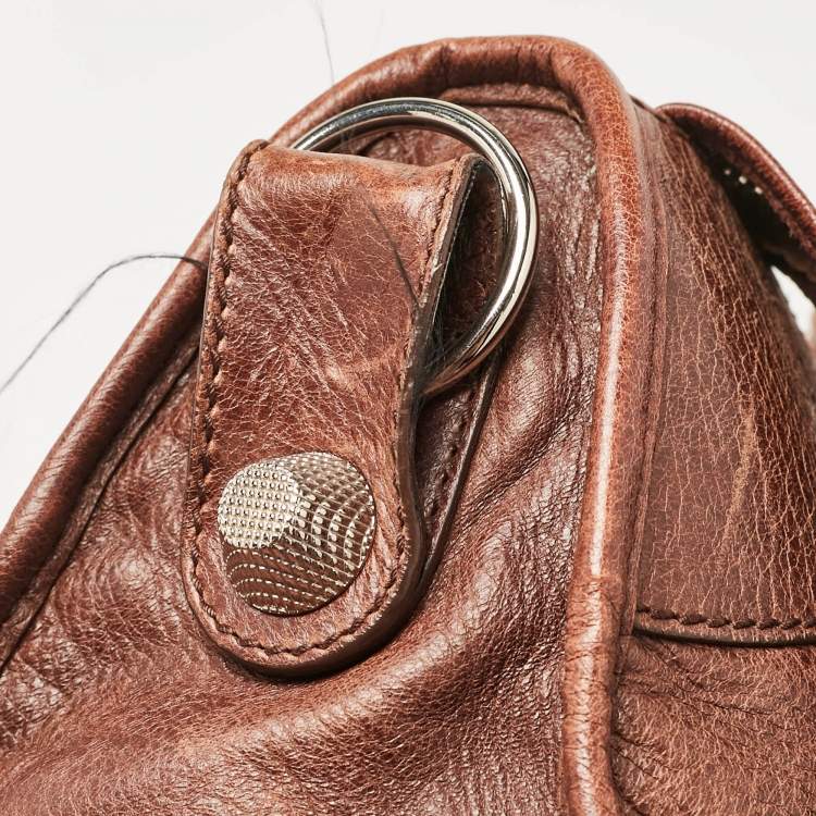 Pre Owned Balenciaga Brown Leather SGH Classic City Tote