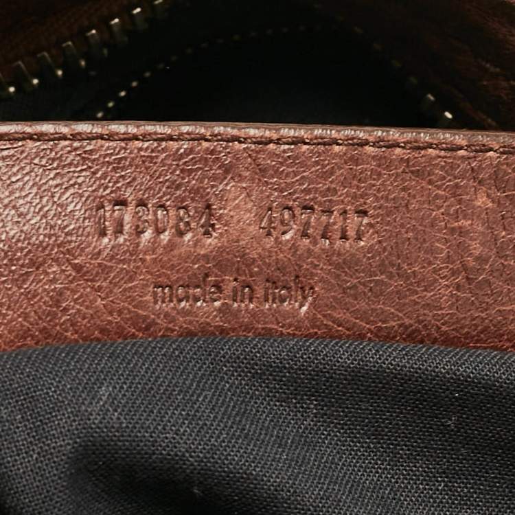 Pre Owned Balenciaga Brown Leather SGH Classic City Tote