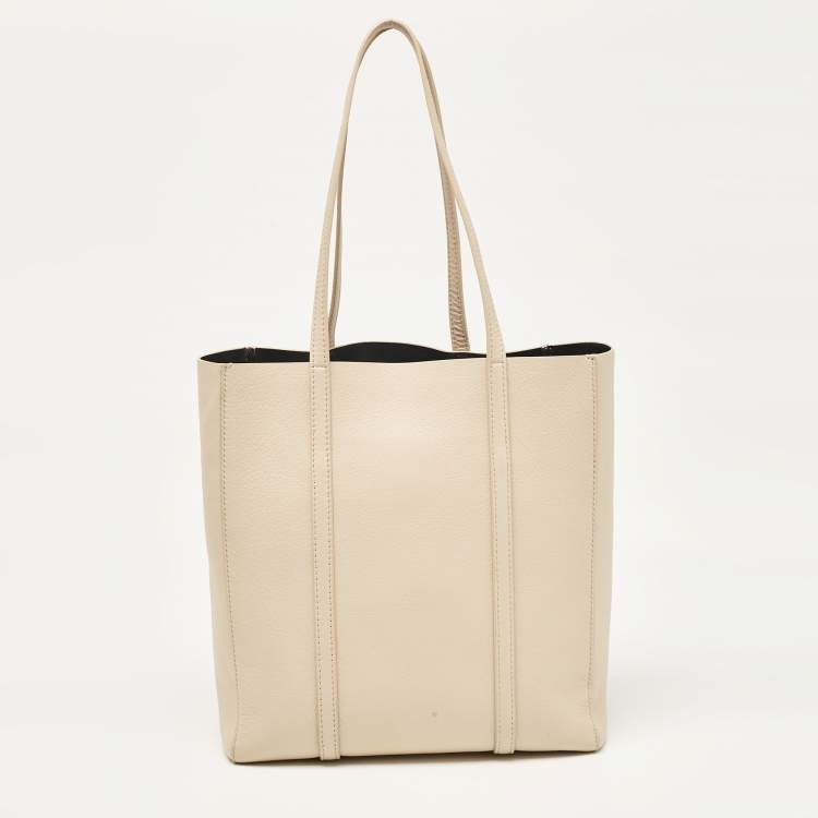Pre Owned Balenciaga Beige Leather XS Everyday Tote