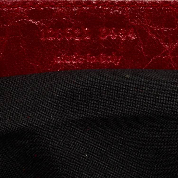 مملوكة مسبقًا Balenciaga Red Leather RH Twiggy Bag