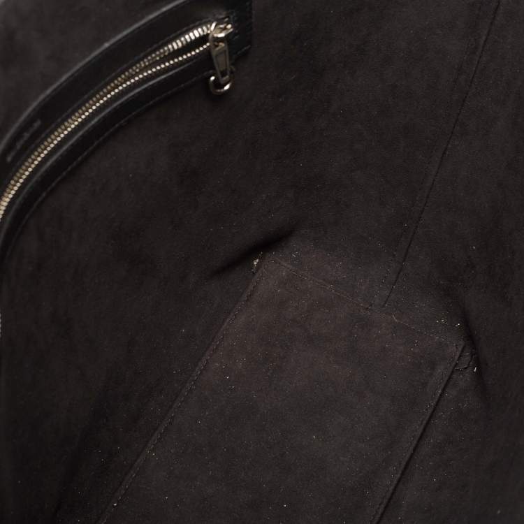 Pre Owned Balenciaga Black Leather Medium Mary Kate Tote