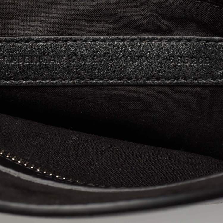 Pre Owned Balenciaga Black Leather Medium Mary Kate Tote