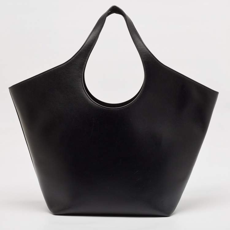 Pre Owned Balenciaga Black Leather Medium Mary Kate Tote