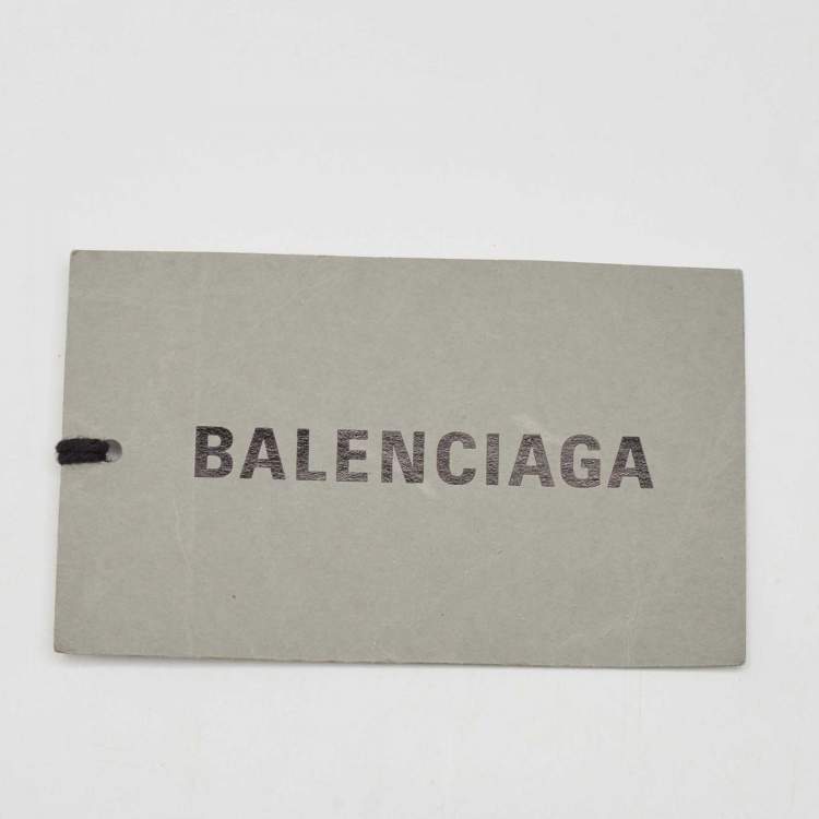 Pre Owned Balenciaga Black Leather Medium Mary Kate Tote