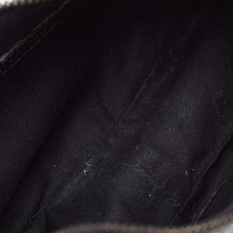 Pre Owned Balenciaga Black Croc Embossed Leather XS Le Cagole Shoulder Bag