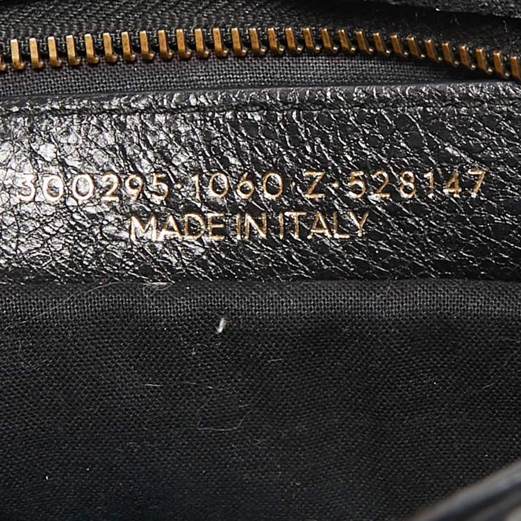 Pre Owned Balenciaga Black Graffiti Leather Mini RH Classic City Bag