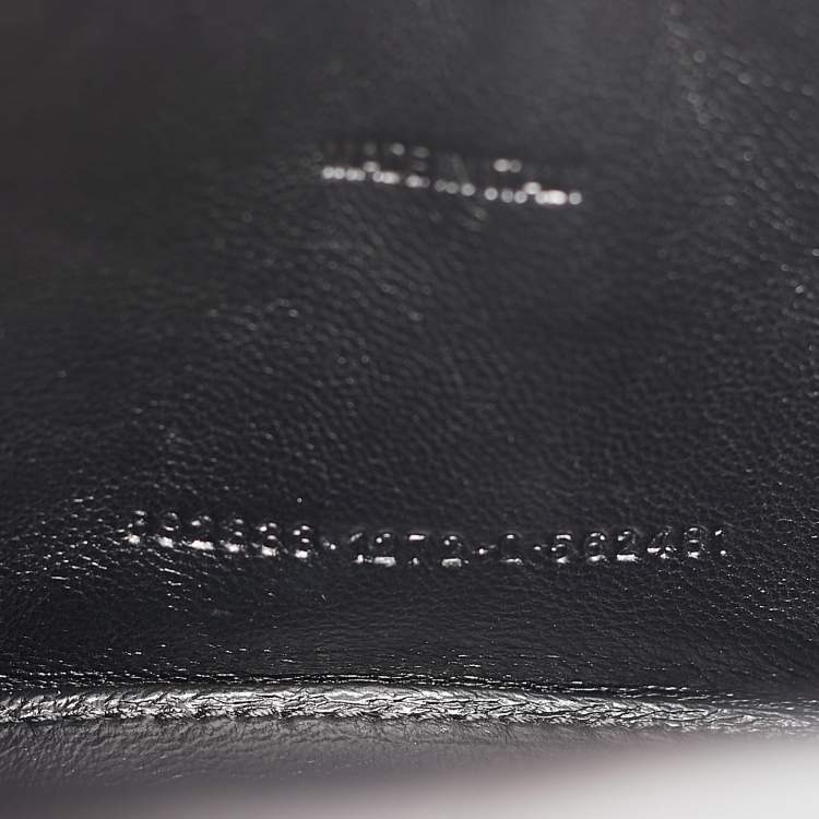 Pre Owned Balenciaga Silver Suede and Crystals  XS Hourglass Top Handle Bag