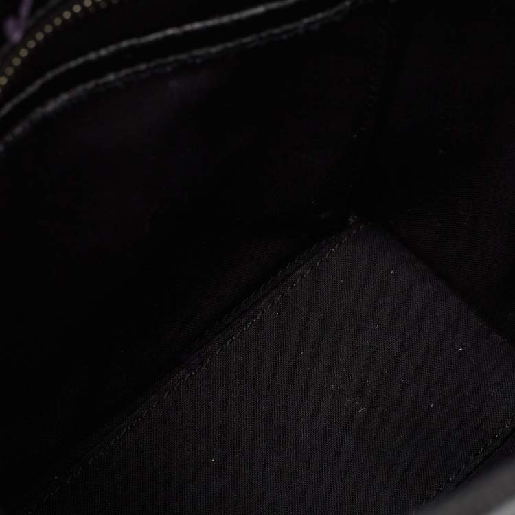 Pre Owned Balenciaga Black Graffiti Printed Leather Bazar Tote