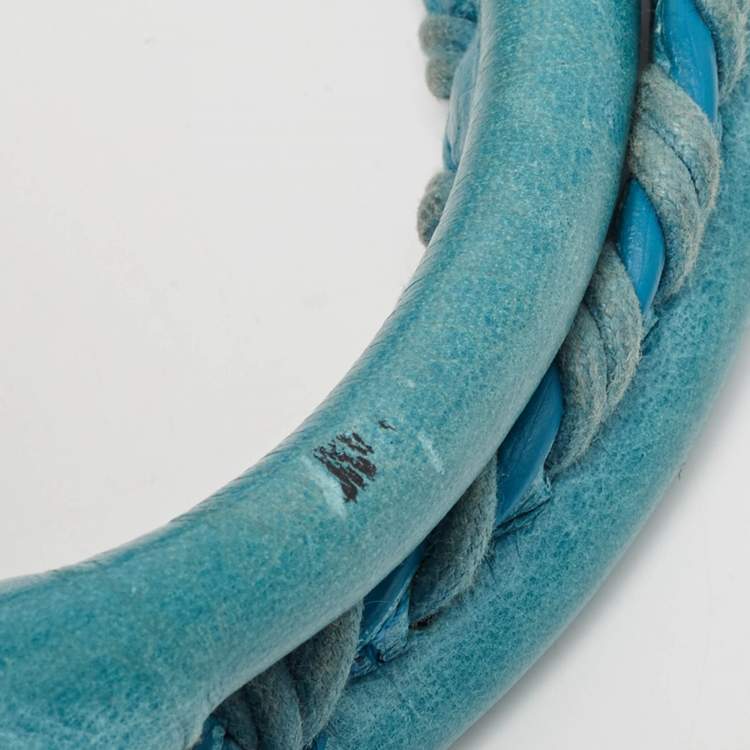 Pre Owned Balenciaga Blue Leather SGH Giant Work Bag