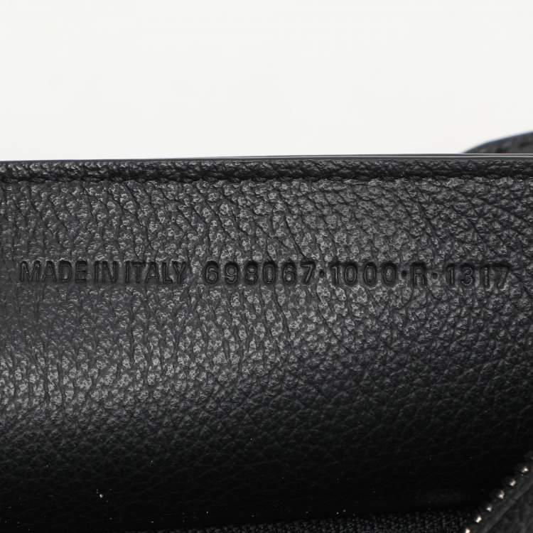 Pre Owned Balenciaga Black Leather Mini Neo Classic City Tote