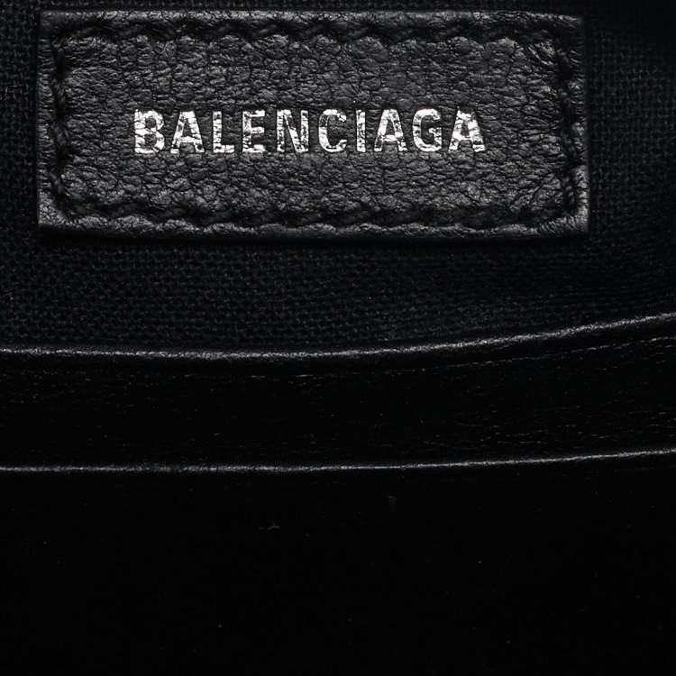 Pre Owned Balenciaga Blue Denim Mini Le Cagole Shoulder Bag