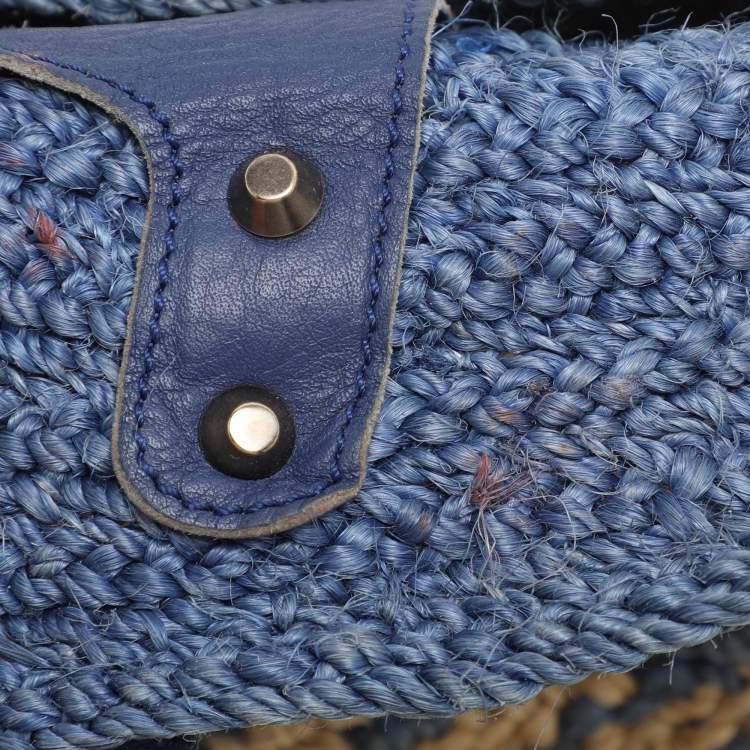 Pre Owned Balenciaga Cobalt Panier Basket Tote