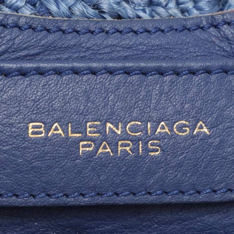 Pre Owned Balenciaga Cobalt Panier Basket Tote