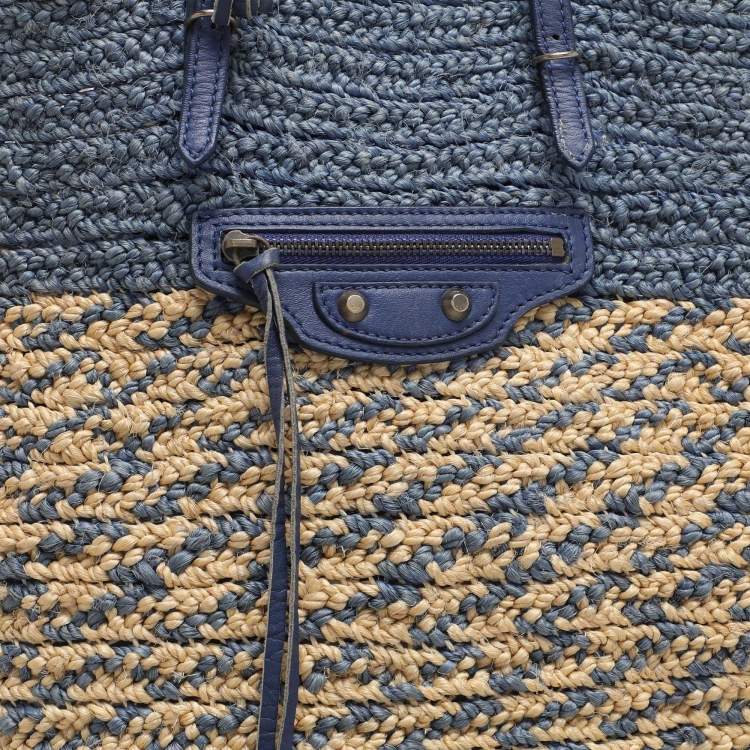 Pre Owned Balenciaga Cobalt Panier Basket Tote
