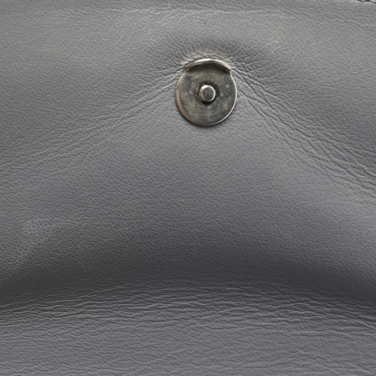 Pre Owned Balenciaga Grey Leather XS Ville Day Crossbody Bag