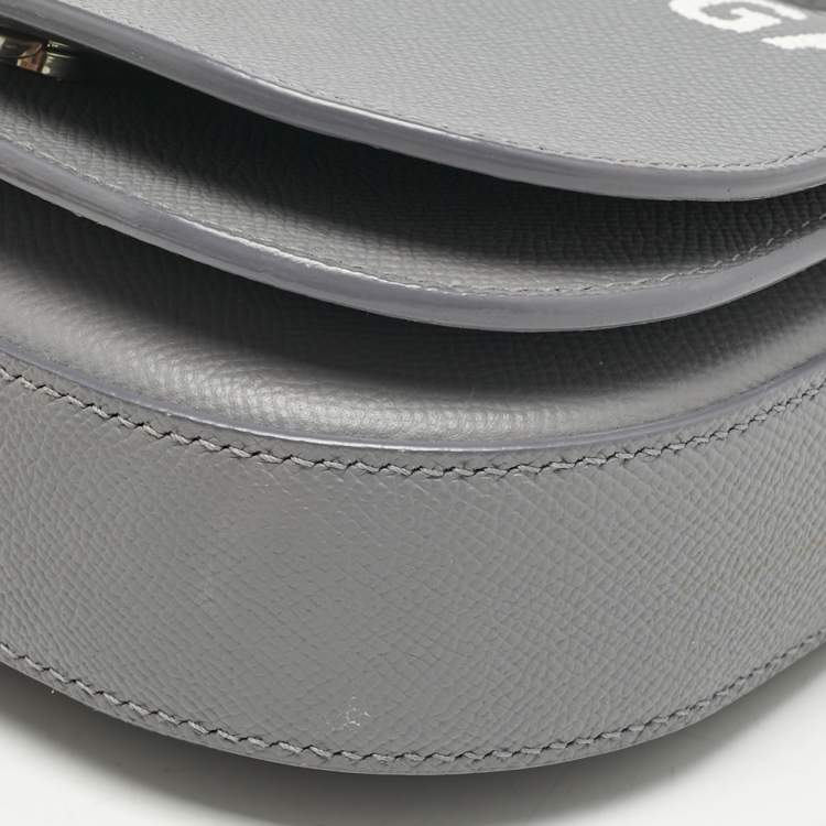 Pre Owned Balenciaga Grey Leather XS Ville Day Crossbody Bag