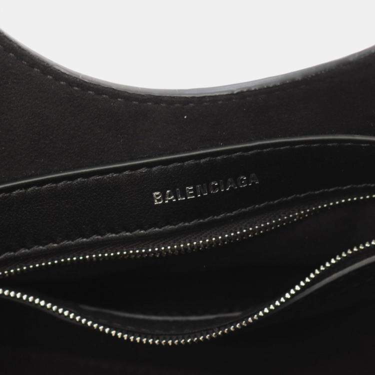Pre Owned Balenciaga Mary Kate XS Black Leather Tote Bag