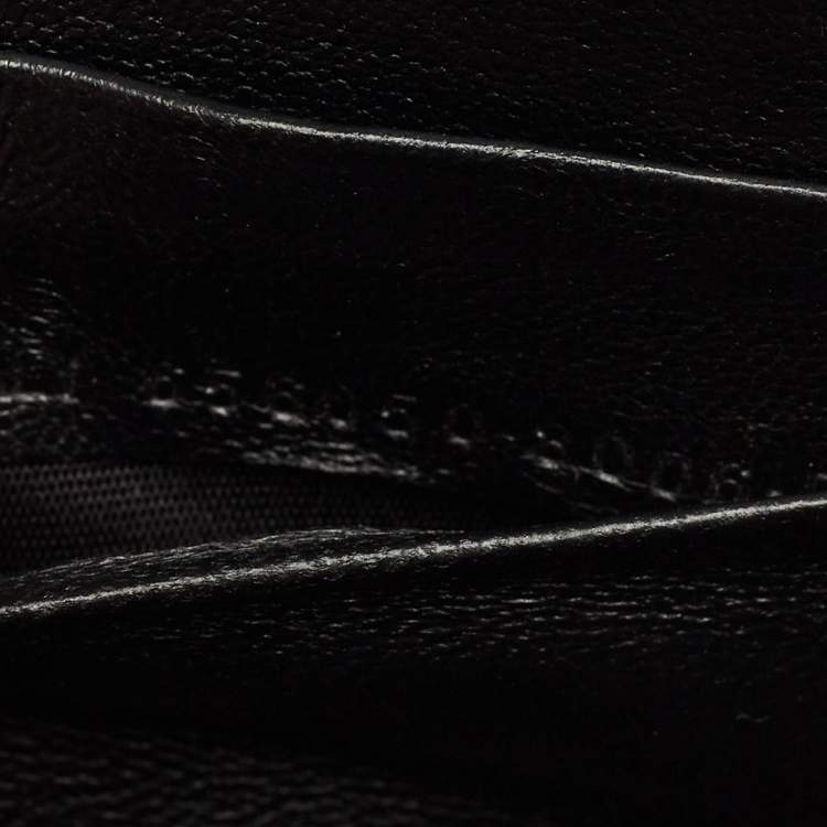 Pre Owned Balenciaga Gold Leather Hourglass Wallet on Chain