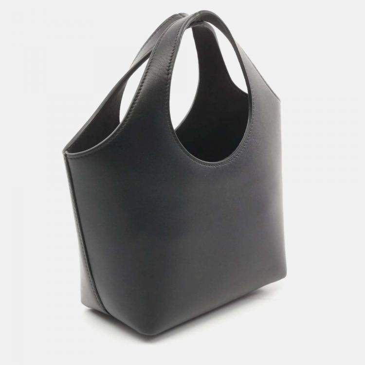 Pre Owned Balenciaga Mary Kate XS Black Leather Tote Bag 