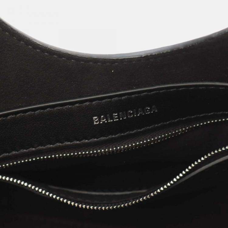 Pre Owned Balenciaga Mary Kate XS Black Leather Tote Bag 