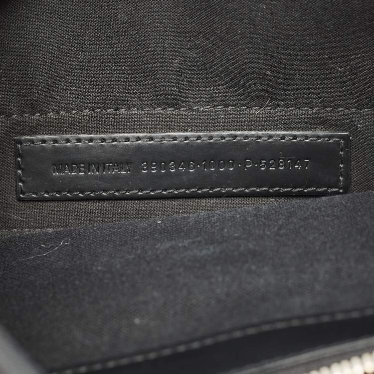 Pre Owned Balenciaga Black Canvas and Leather XS Cabas Tote