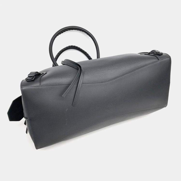 Pre Owned Balenciaga Black Leather Neo Classic City Bag L