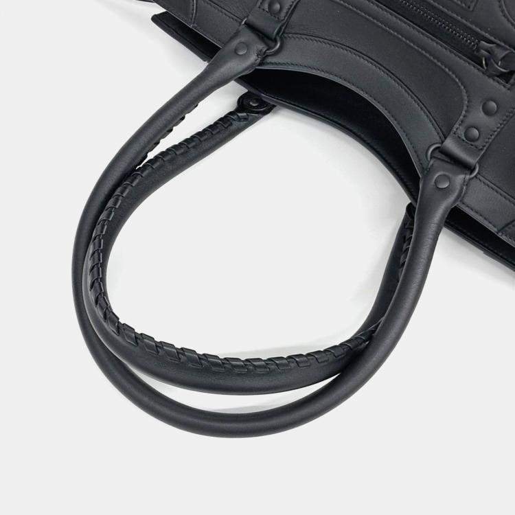 Pre Owned Balenciaga Black Leather Neo Classic City Bag L