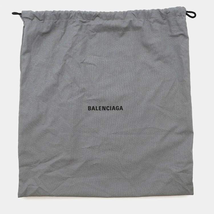 Pre Owned Balenciaga Monaco Small White Leather Sling Bag 