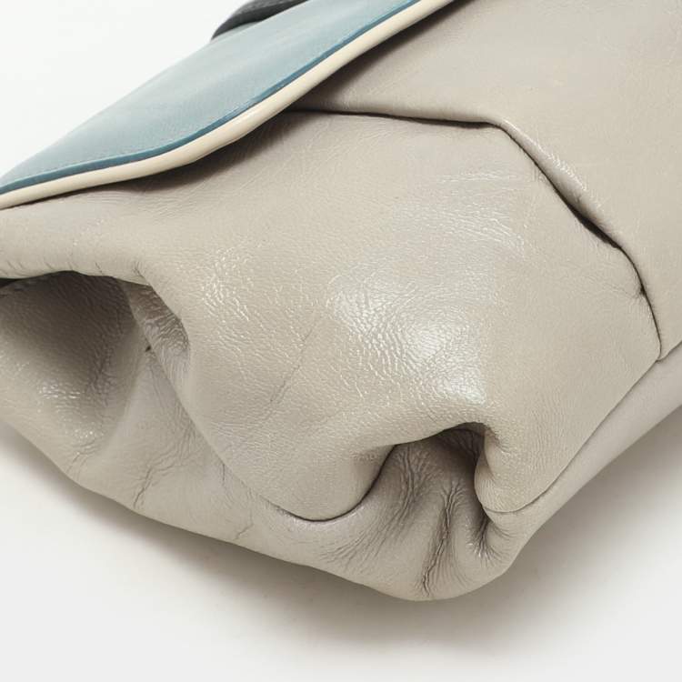 Pre Owned Balenciaga Multicolor Leather and Stingray Cherche Clutch