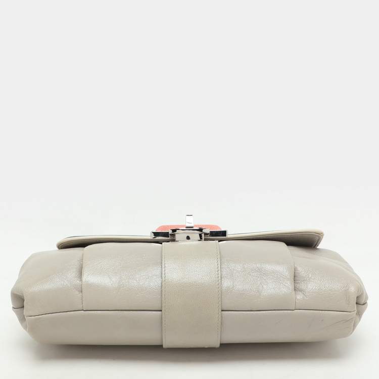 Pre Owned Balenciaga Multicolor Leather and Stingray Cherche Clutch