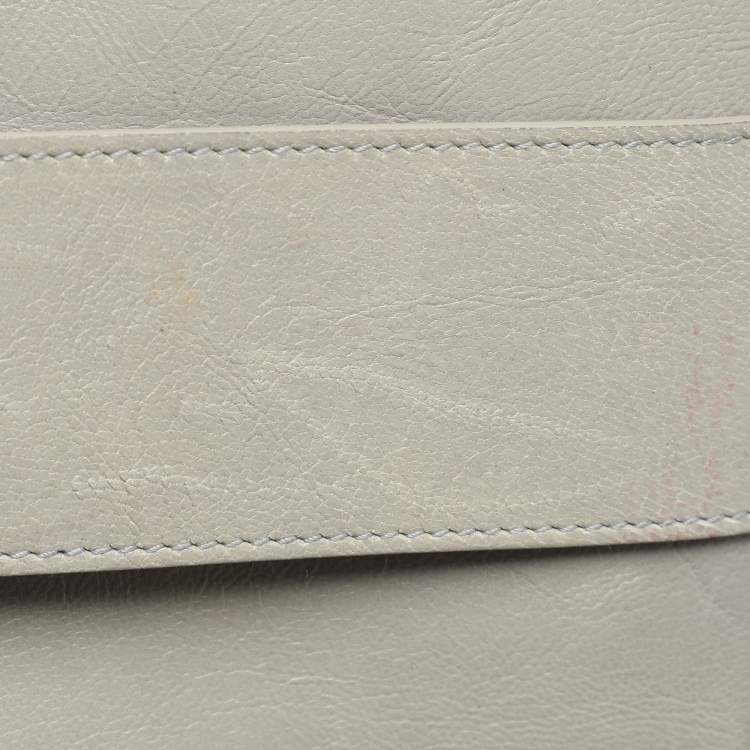 Pre Owned Balenciaga Multicolor Leather and Stingray Cherche Clutch