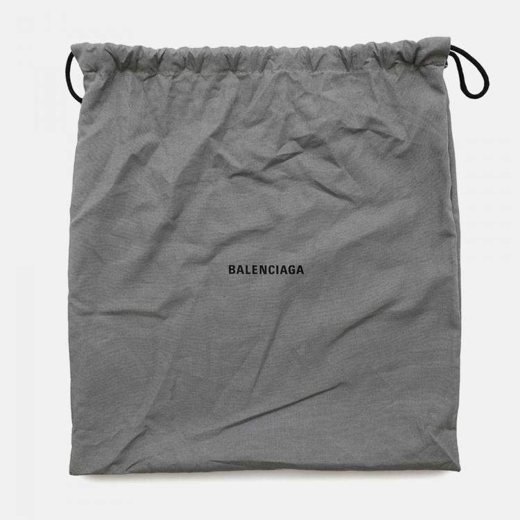 Pre Owned Balenciaga Neo Cagoule Neon Yellow Arena Lambskin Size S