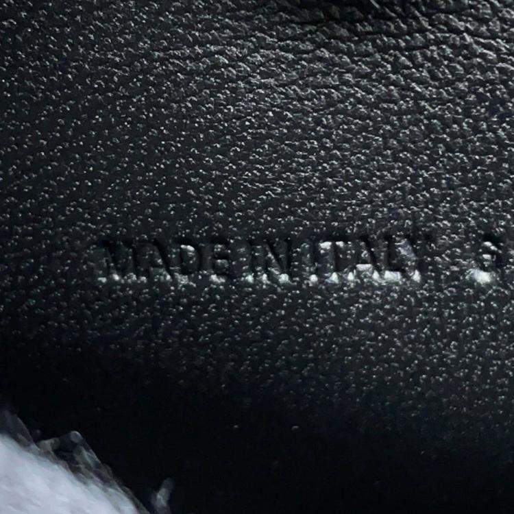 Pre Owned Balenciaga Hourglass Black Embossed Leather Shoulder Bag