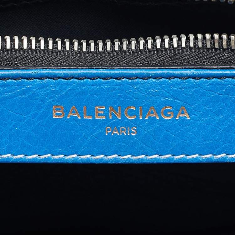 Pre Owned Balenciaga Multicolor Leather XS Bazar Stripe Tote