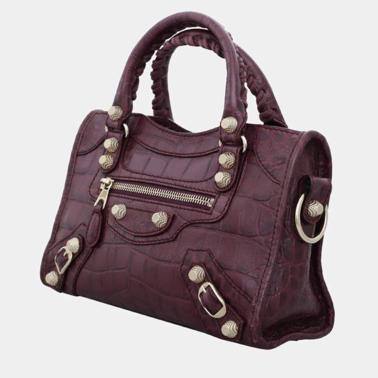 Pre Owned Balenciaga Mini City Bag