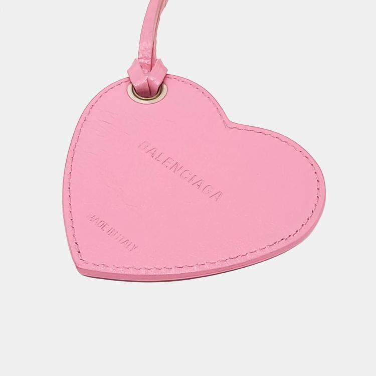 Pre Owned Balenciaga Pink Leather Le Cargo Bag Small