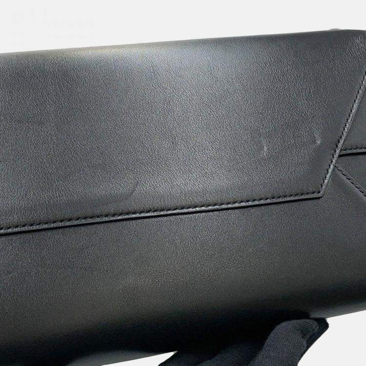 Pre Owned Balenciaga Mary Kate Medium Black Leather Tote Bag