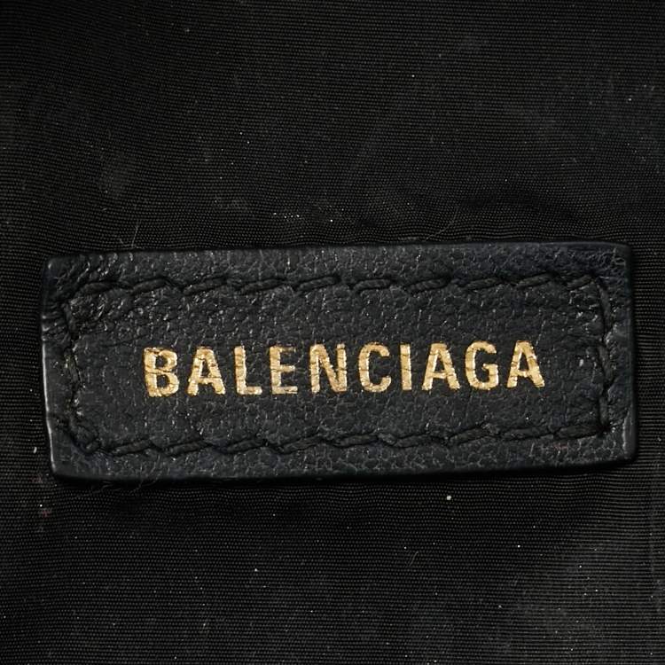 Pre Owned Balenciaga Black Nylon Explorer Belt Bag
