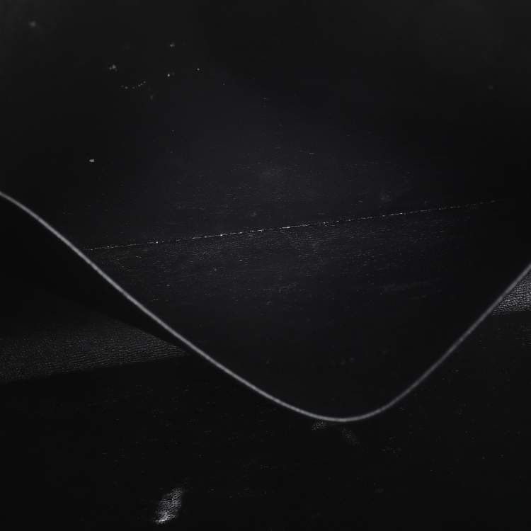 Pre Owned Balenciaga Black Leather Neo Pouch Clutch