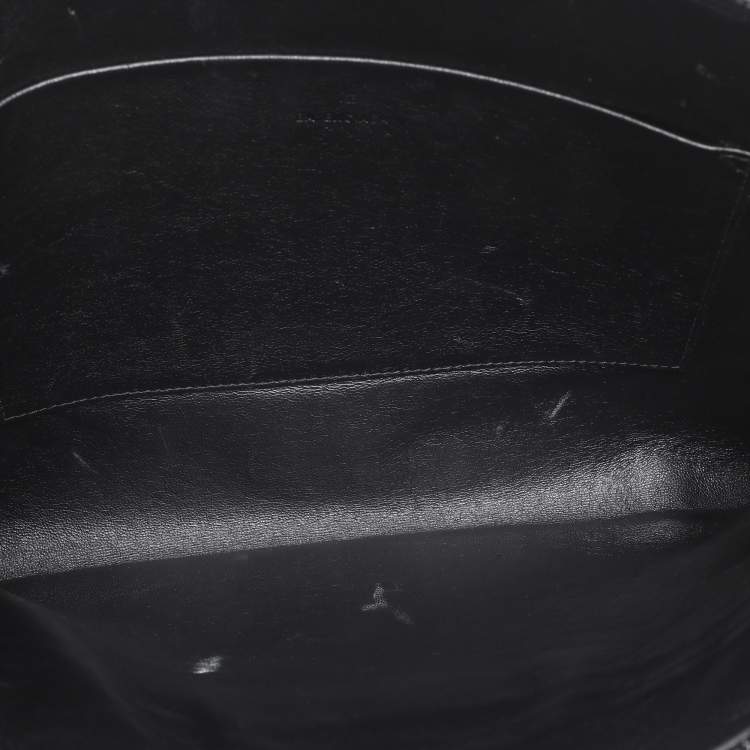 Pre Owned Balenciaga Black Leather Neo Pouch Clutch