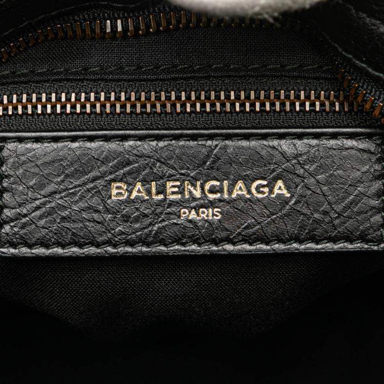 Pre Owned Balenciaga Pink Lambskin Motocross Arena Multicolore Classic City Satchel